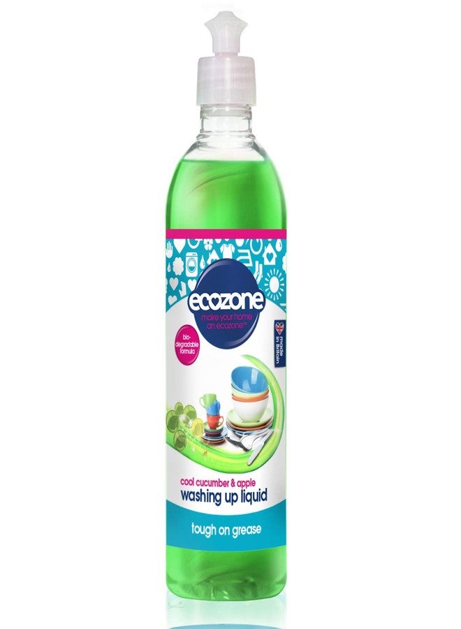 Ecozone Washing Up Liquid (Cool Cucumber & Apple) 500ml - Image 1