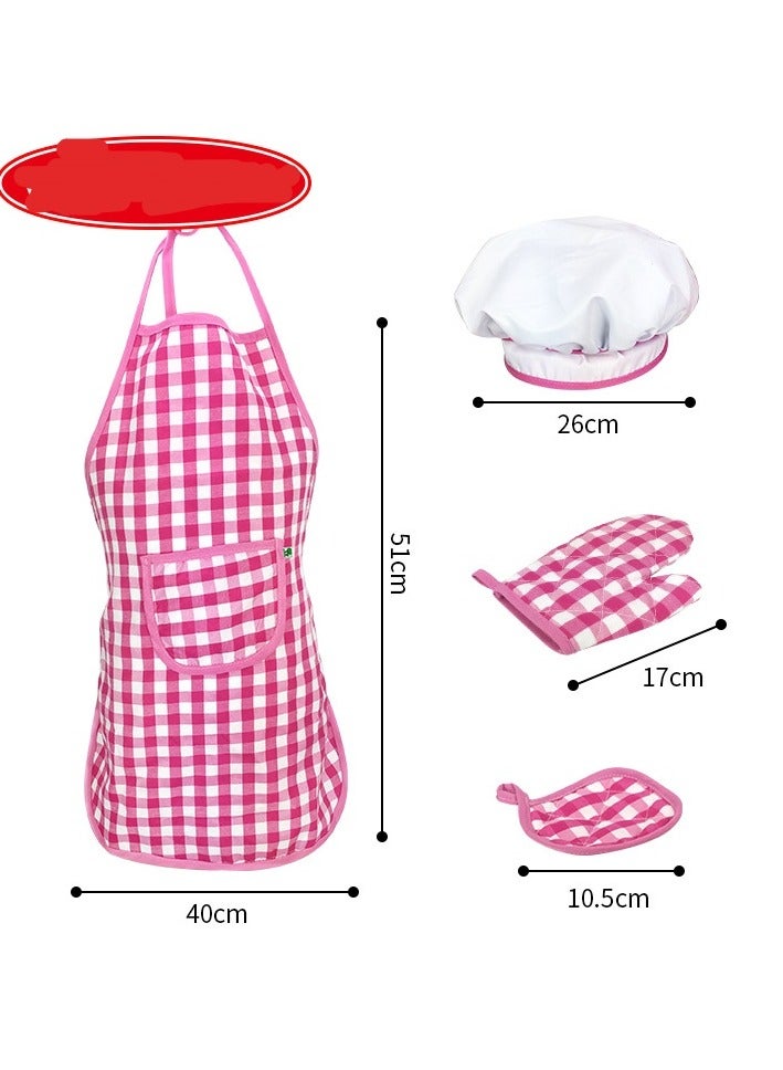 Children's cooking set with chef and hat apron - Image 2