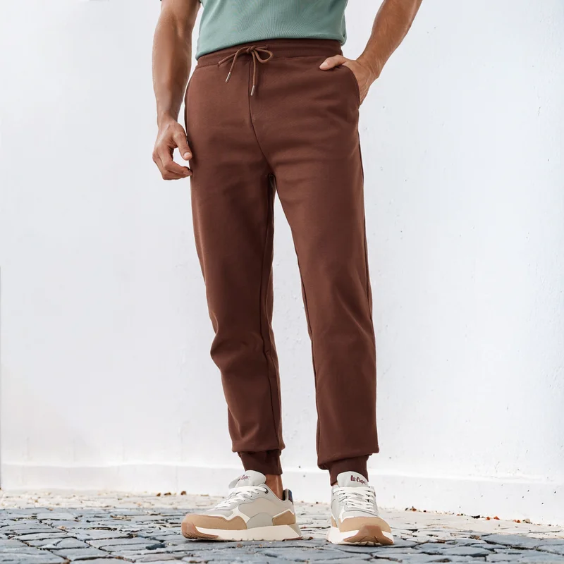 Regular Fit Joggers with Drawstring Closure and Pockets