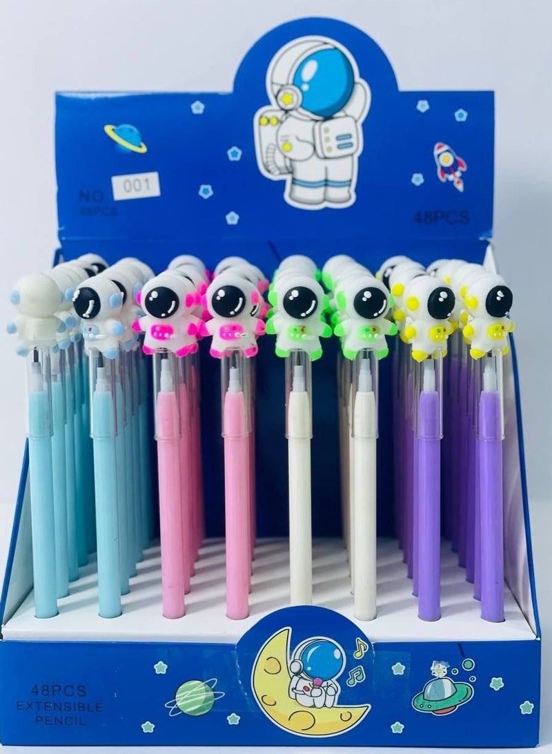 Generic Pencil stand, spaceman pencil, 3D shape, 11 tips with cap, very clean material, stand: 48 pencils - Image 2