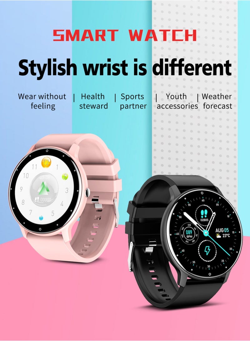 RollsTimi  Borderless Large-Screen Smart Watch Supports Bluetooth Calls NFC Payment IP68 Waterproof Sports Health Monitoring Equipment Multi-Sports Mode (Blue) - Image 3