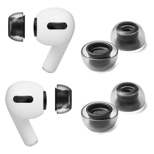 AZLA Crystal for Airpods Pro 1st & 2nd Gen (ML) – Airpod Pro Ear Tip Replacement – Airpod Pro Tips with Premium Silicone - Image 1