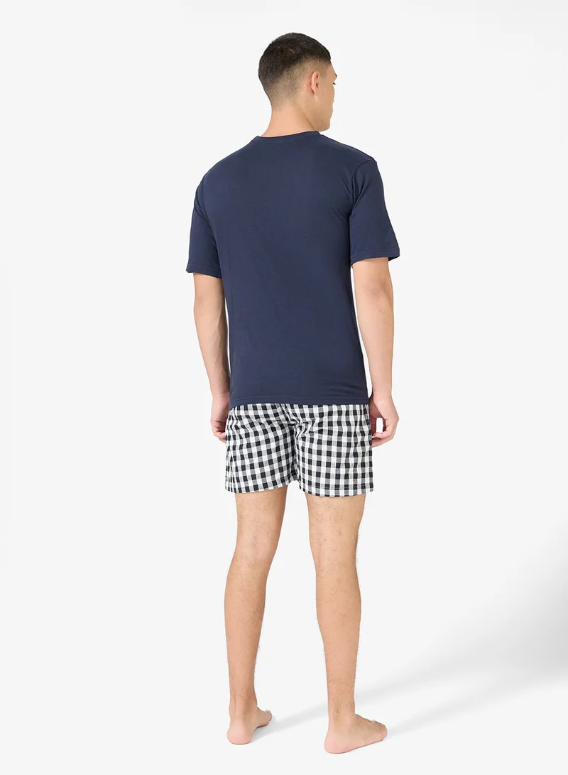 Seventy Five Nightwear T-Shirt & Shorts Set