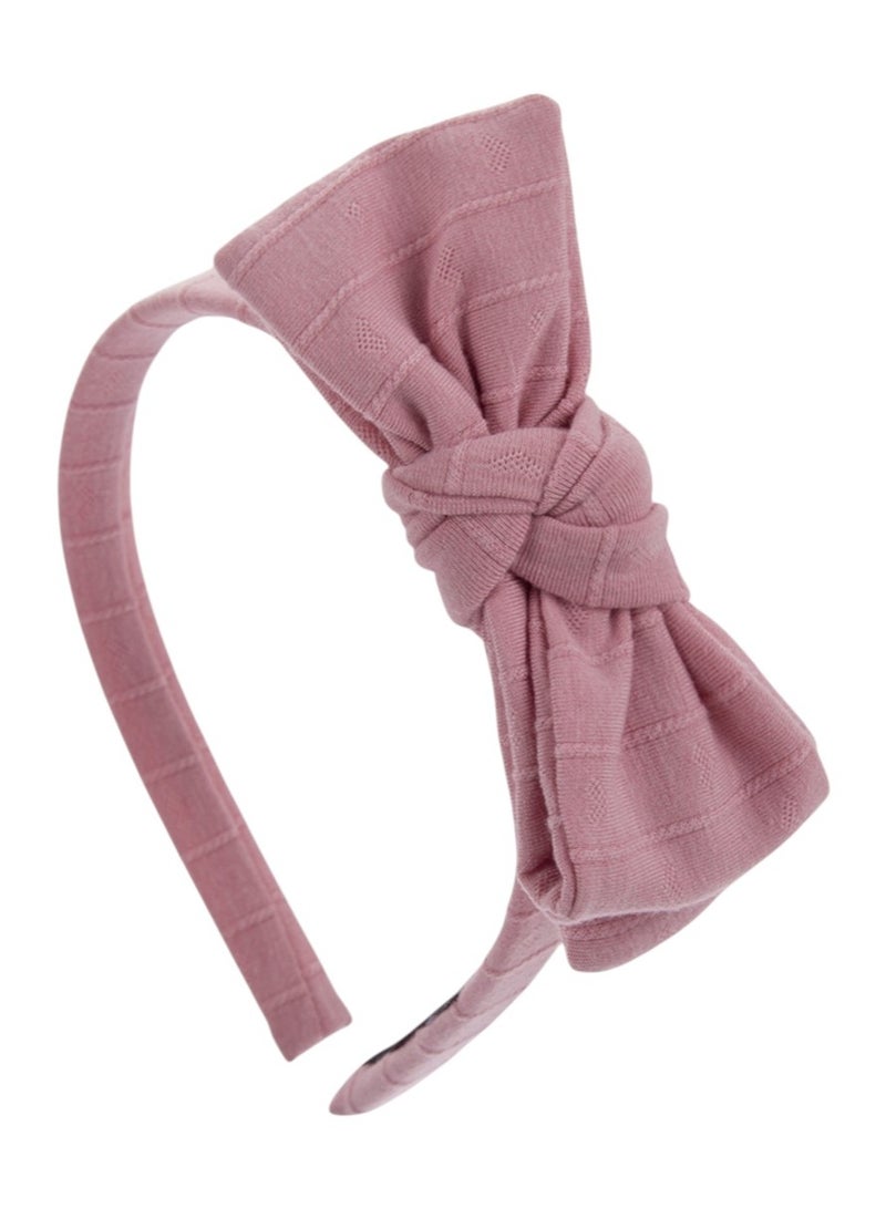 Bidani Mia Big Bow Headband - Pink - Image 3