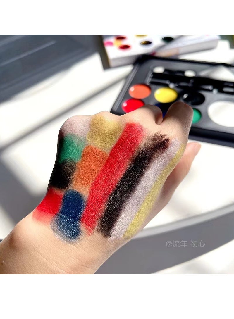 7-Color Body Paint Crayons - Professional Face and Body Makeup Kit for National Day, Stage Performances, and DIY Art - Image 3