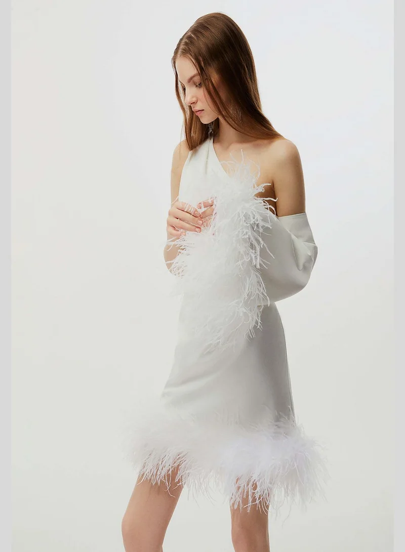 Nocturne One Shoulder Knitted Dress