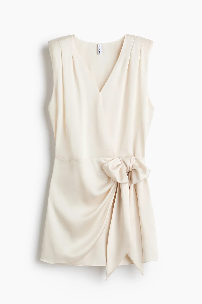 H&M  Satin wrap dress for Women | Best Price UAE