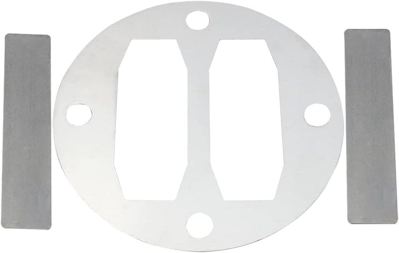 كلاراكو طقم حشية رأس ضاغط الهواء المركزي من Klarako مكون من 3 قطع، بديل لصمام القصب لضاغط الهواء المركزي من Harbor Freight، باللون الفضي - Image 4