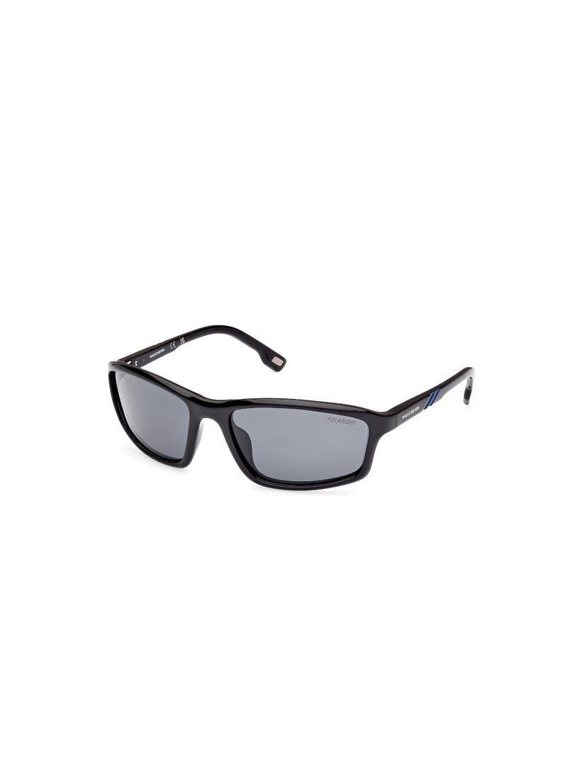 SKECHERS Plastic Rectangular Full Rim Men Polarized Sunglass - Image 1