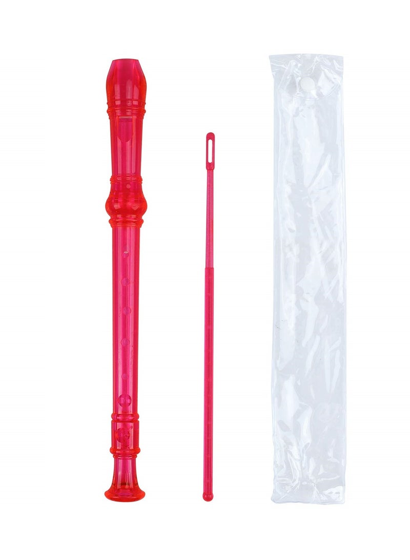 YAMAHA Flute Recorder with Fingering Chart pink - Image 1