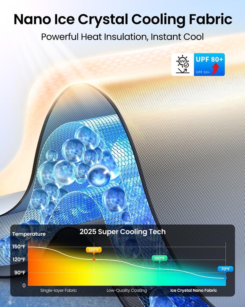 REEVAA 2025 Upgraded Tesla Model 3 Highland Sunshade Windshield [Tailored Fit, 99% Sun Protection] Foldable and Easy-Use Sunshade Accessories with Storage Bag Fit Model 3 2016-2025, Silver Coating - Image 2