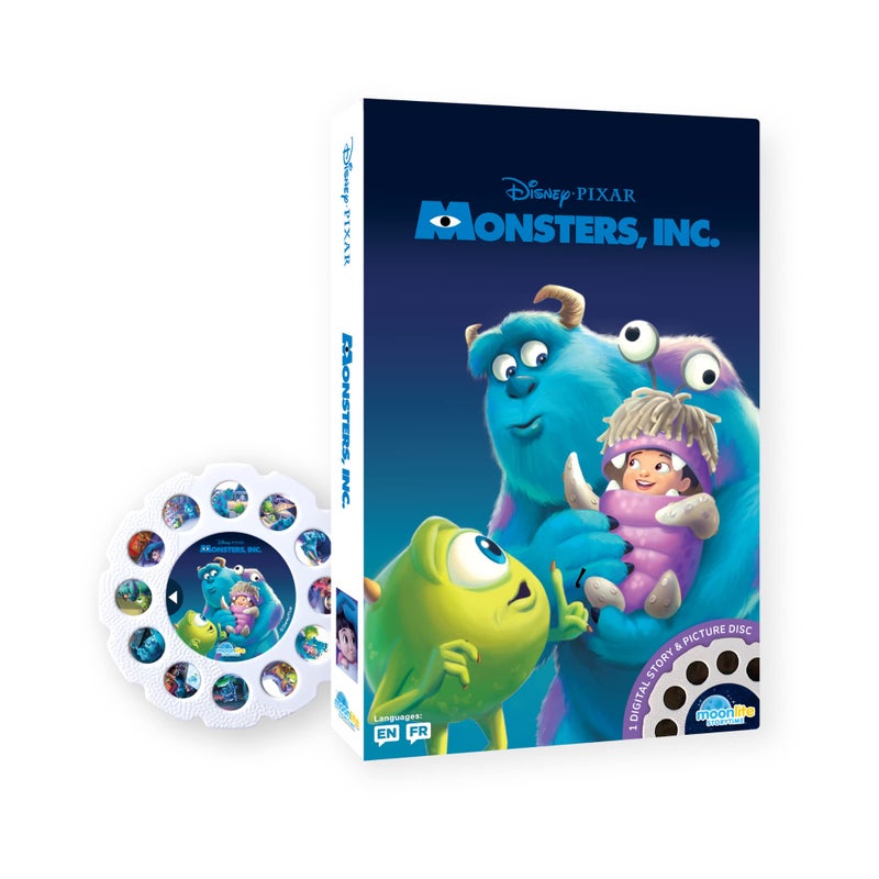 Moonlite Storytime - Disney Pixar Monsters Inc Storytime Disc - A Magical Way to Read Together - Projector Sold Separately - Digital Story w/ Sound FX - Learning Gifts for Kids Ages 1 Year & Up - Image 1