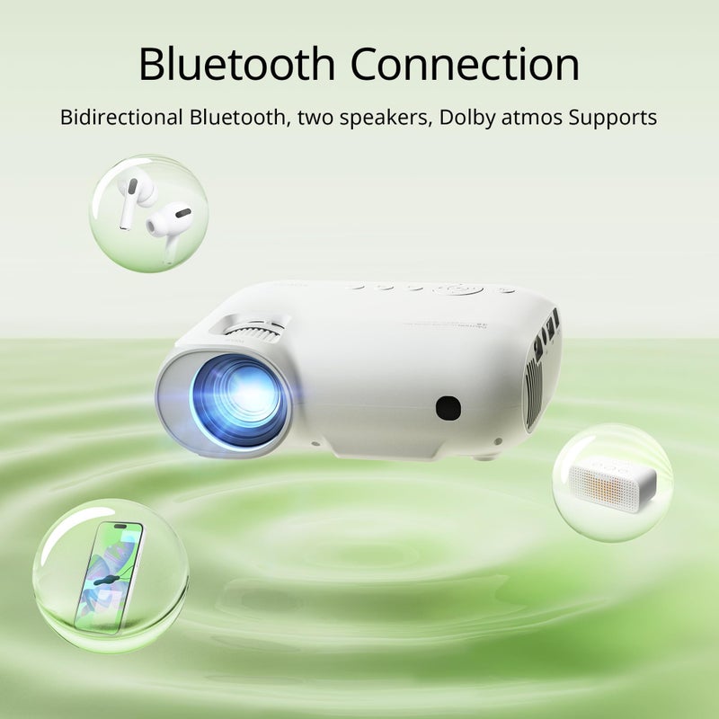 YOTON Y9 Netflix Projector with wifi and bluetooth, Portable Projector 4K support 20000 lumens with zoom, 2024 Upgraded movie projector with Netflix/Prime Video/YouTube/Hulu/Dolby - Image 4
