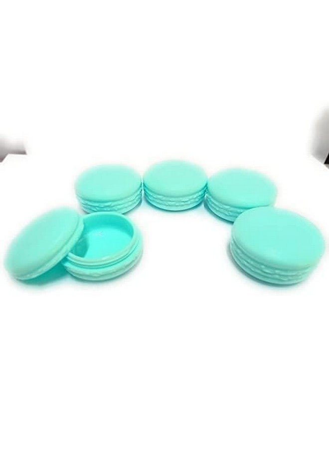 SHREE MAHA Empty Plastic Cosmetic Jar/Container for Eyeshadow, Makeup, Face Cream, Lotion, Lip Balm, Body Butter, Scrub and Other DIY Beauty Products 10 gram - pack of 12 (SKY BLUE) - Image 2