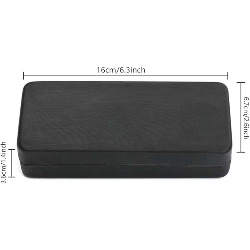 alladaga alladaga Hard Shell Eyeglasses Case Protective Glasses Case for Men and Women (Black)  - Image 2