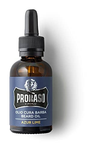 Proraso Azur Lime Beard Oil Moisturizing Avocado Sunflower Citrus Mint Condition Beards Add Shine Leave In Facial Hair Oil for Men 1oz - Image 3