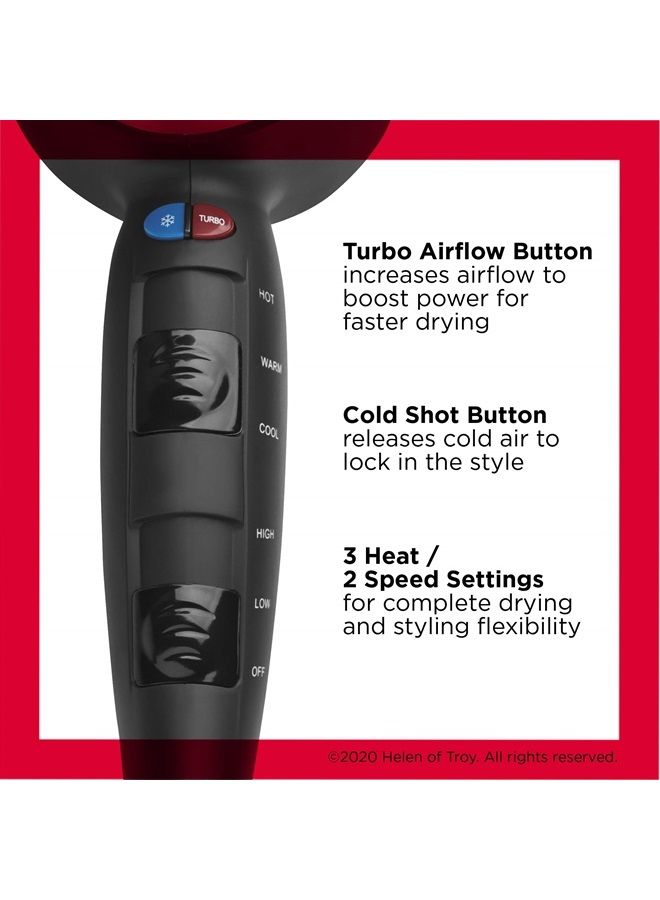 Revlon مجفف شعر ريفلون توربو | 1875 واط من اللمعان الأقصى، تجفيف سريع (فضي) - Image 3