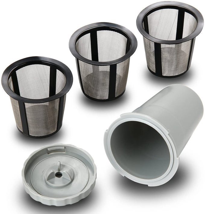 REUSABLE COFFEE FILTER SET FOR K CUPS REPLACEMENT FILTER FOR KEURIG MY STYLE FILTER HOUSING FITS B30 B40 B50 B60 B70 SERIES1 HOUSE 3 FILTER