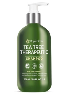Roycederm Roycederm Tea Tree Antifungal Shampoo: Folliculitis Shampoo for Dry Scalp, Dandruff, and Itchy Scalp - Medicated Clarifying shampoo with Tea Tree Oil, Paraben & Sulfate Free  - Image 1