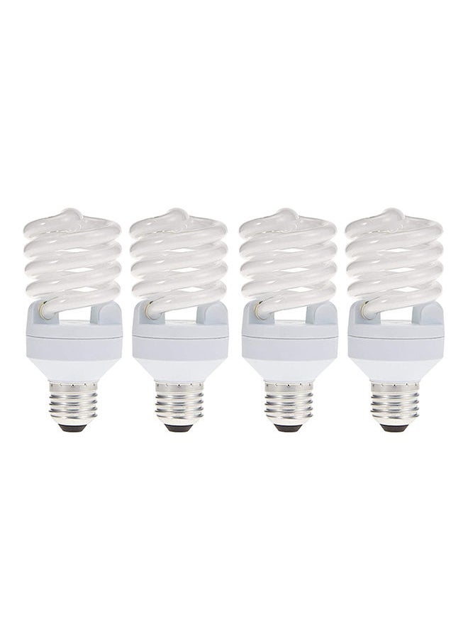 Osram 4-Piece Duluxstar Mini Twist Warm White E27 23W 2700K Spiral Base Bulb  - Image 1