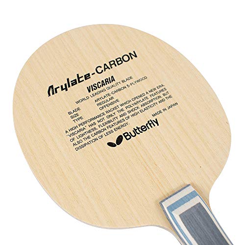 Butterfly Viscaria Table Tennis Blade ALC Blade - Professional Table Tennis Blade - Available in FL, and ST Handle Styles - Made in Japan - Image 2