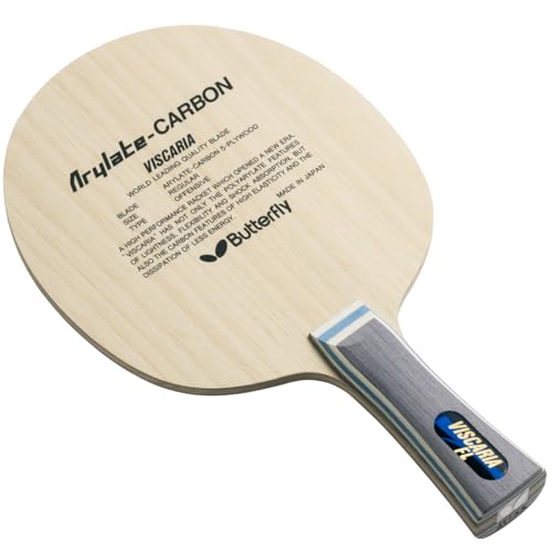 Butterfly Viscaria Table Tennis Blade ALC Blade - Professional Table Tennis Blade - Available in FL, and ST Handle Styles - Made in Japan - Image 1