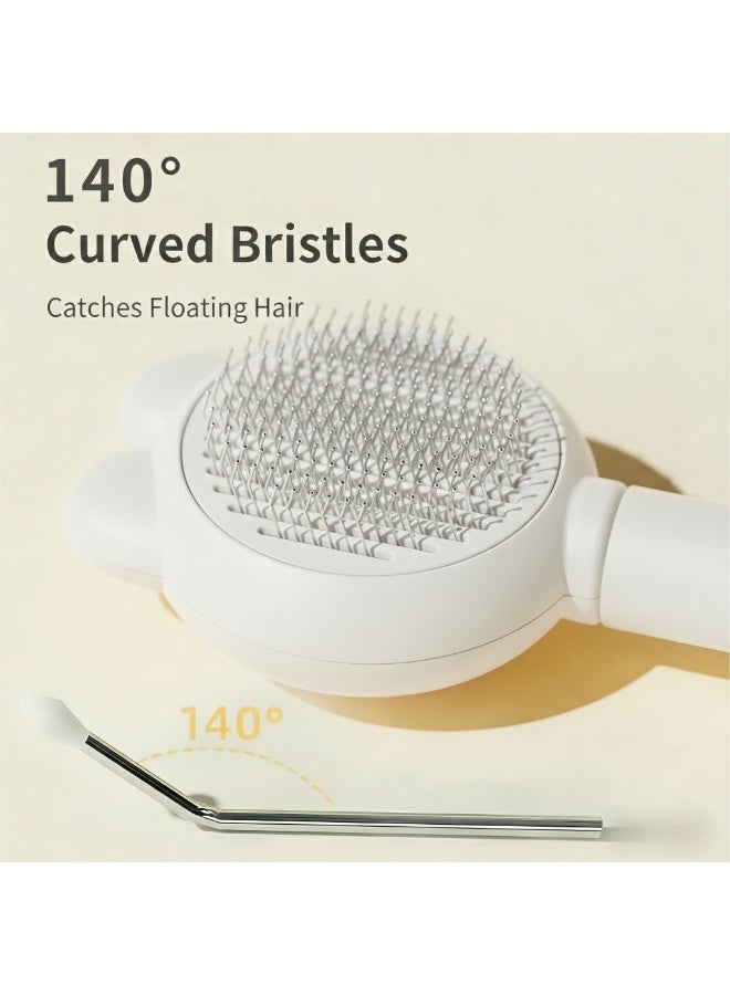 إيبت فرشاة تنظيف ذاتية للقطط والكلاب الصغيرة - لون أبيض - Image 2