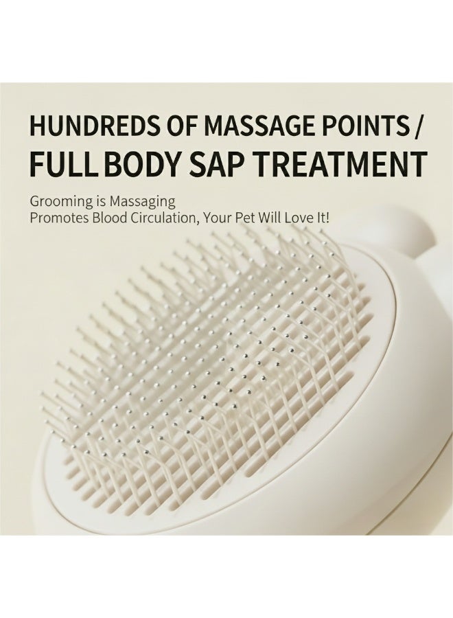 إيبت فرشاة تنظيف ذاتية للقطط والكلاب الصغيرة - لون أبيض - Image 3