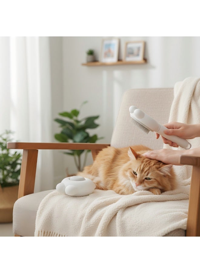 إيبت فرشاة تنظيف ذاتية للقطط والكلاب الصغيرة - لون أبيض - Image 5