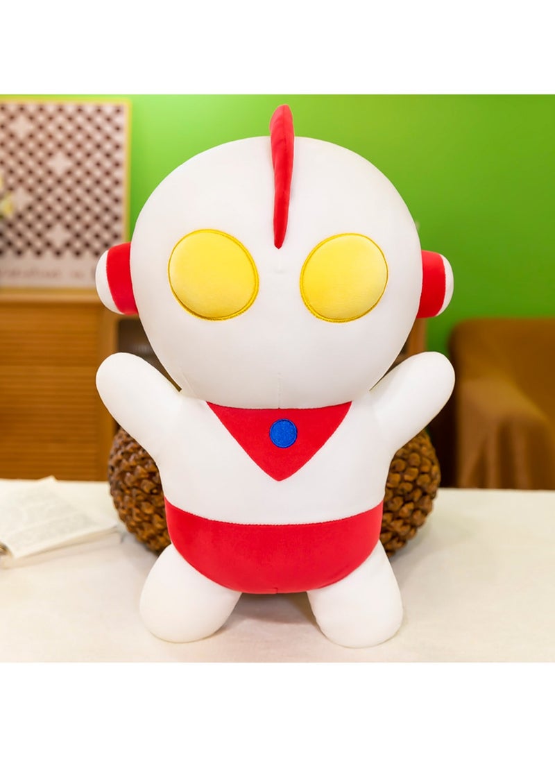 35 CM Cute Cartoon Ultraman Plush Toy Soft Stuffed Doll For Girls And Boys All Ages Gift (Red)  - Image 3