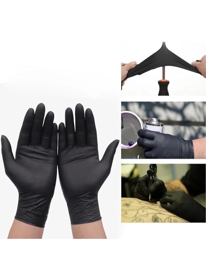 Disposable Multi-Use Protective Gloves Powder Free Comfortable Fit 100 Pack for Kitchen Cleaning Salon Medical Food Service and Daily Household Use - Image 4