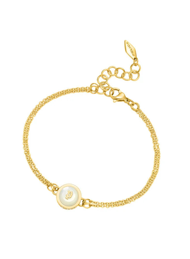 POLICE Beaming Bracelet for Women Gold Plating with Mother of PearlPEJLB0001510