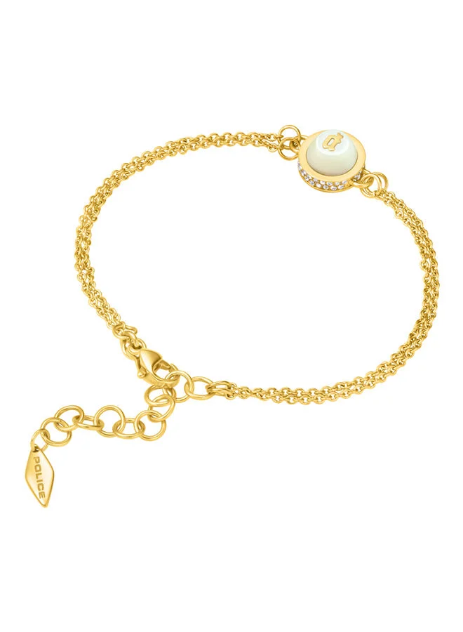 POLICE Beaming Bracelet for Women Gold Plating with Mother of PearlPEJLB0001510