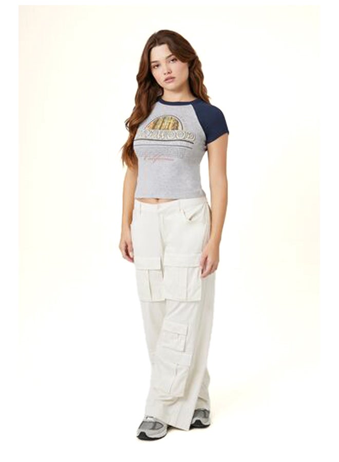 FOREVER 21 Redwood Graphic Raglan Tee - Image 4