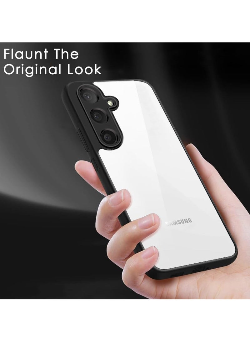 Bumper Protective Case for Samsung Galaxy A34 5G Silicone TPU Bumper Ultra Durable Ultra-Safe Camera Optimum Solution Black