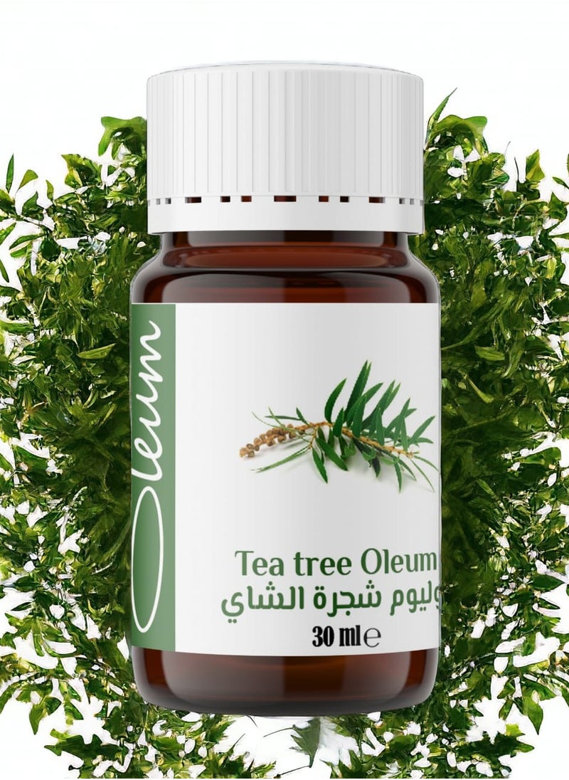 Oleum Cosmetics Oleum Tea Tree Oil 30 ml-Pure, Natural and Unrefined for Enhanced Beauty and Skin Care  - Image 1
