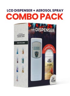 Dr Scent Dr Scent Breeze of Joy, Combo | Automatic Air Freshener Spray Dispenser LCD with 300 ml Aerosol Spray Refill | Long-Lasting Fragrance for Home & Office. (Oudi)  - Image 2