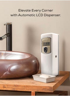 Dr Scent Dr Scent Breeze of Joy, Combo | Automatic Air Freshener Spray Dispenser LCD with 300 ml Aerosol Spray Refill | Long-Lasting Fragrance for Home & Office. (Oudi)  - Image 3
