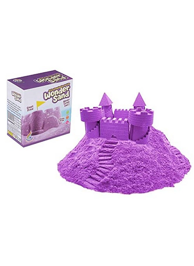 DD RETAILS - DD Retails Wonder Smooth Sand for Kids, Creative Moving Sand, Activity Toy Kit with Mould, Sand Art Kit for Kids [500 Grams] [Multicolor] - Image 1