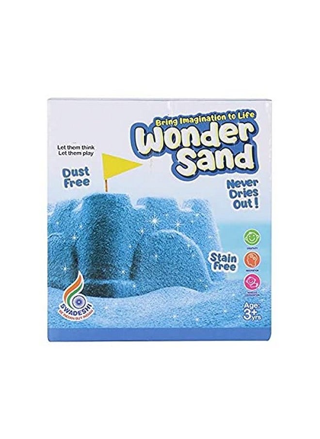 DD RETAILS - DD Retails Wonder Smooth Sand for Kids, Creative Moving Sand, Activity Toy Kit with Mould, Sand Art Kit for Kids [500 Grams] [Multicolor] - Image 1