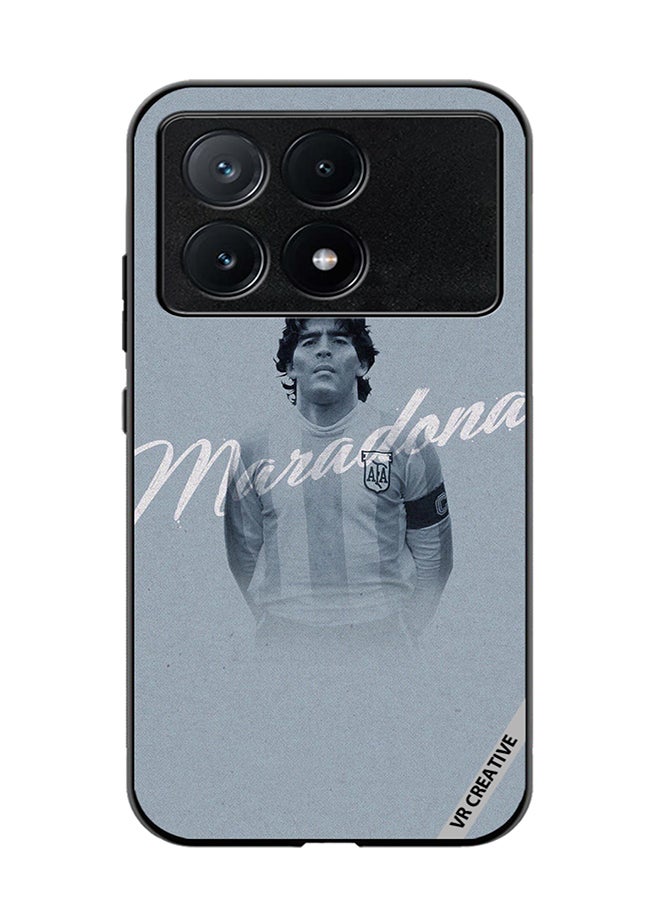 VR CREATIVE Protective Case Cover For Xiaomi Poco X6 Pro Maradona Design Multicolour - Image 1
