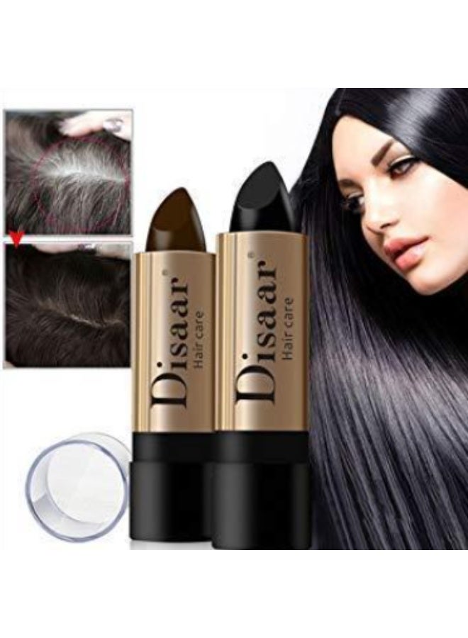 ديسار بلسم العناية بالشعر من ديزار لإخفاء الشعر الأبيض والرمادي، أحمر شفاه ملون - 10 غرام (أسود) - Image 2