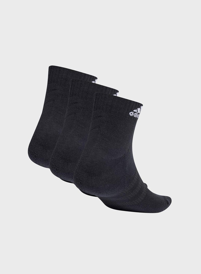 Adidas Cushioned Sportswear Ankle Socks 3 Pair Pack - Image 2