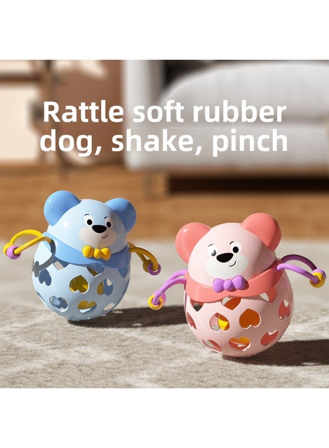 Children's Toy Rattle Clapping Drum Rocket Rattle Giraffe Sand Hammer Baby 3-12 Months Anfu Toy-Color:Lion Clapping Drum - Image 2