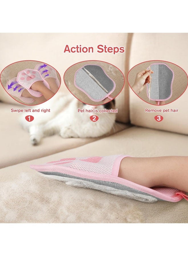 Pet Hair Remover Gloves, Reusable Electrostatic Cleaner For Furniture, Clothes & Car Interiors – Eco-Friendly, No Sticky Rollers - Image 3