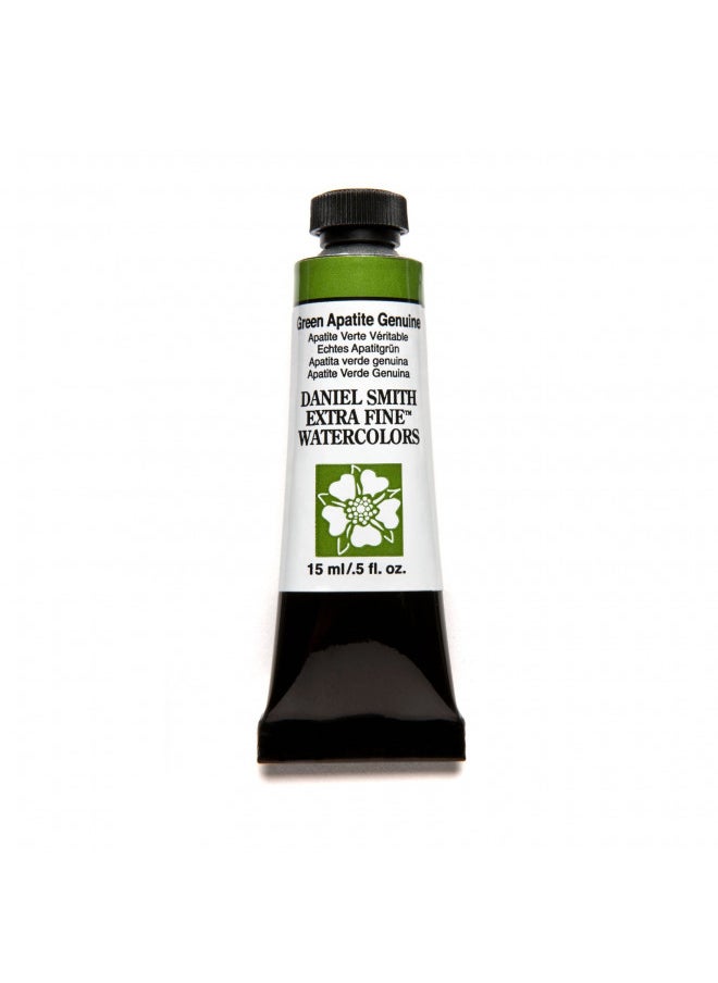 Daniel Smith DANIEL SMITH 284600197 Extra Fine Watercolor 15ml Paint Tube, Green Apatite Genuine, 0.5 Fl Oz (Pack of 1)  - Image 3