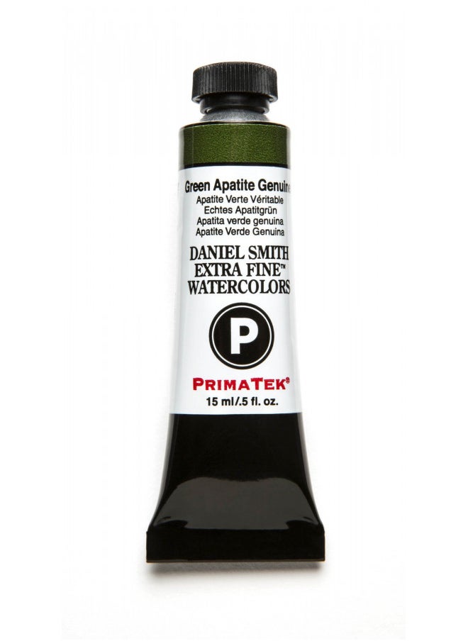 Daniel Smith DANIEL SMITH 284600197 Extra Fine Watercolor 15ml Paint Tube, Green Apatite Genuine, 0.5 Fl Oz (Pack of 1)  - Image 1