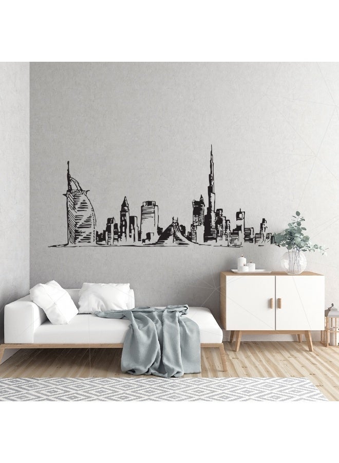 MAXPIX LLC - Dubai Skyline Wall Sticker, Wall Art Sticker for Office, Home, School - Image 2