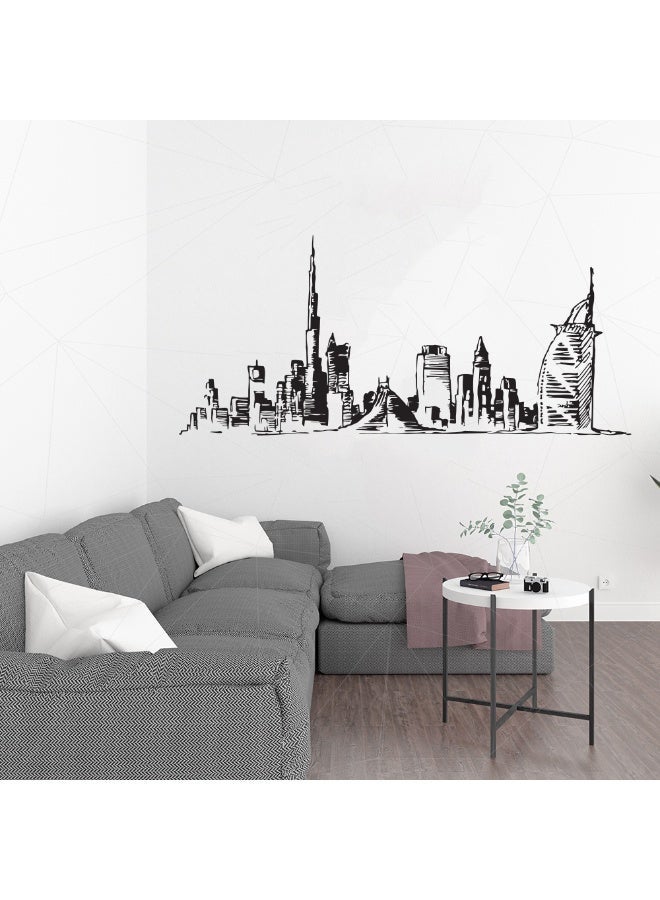 MAXPIX LLC - Dubai Skyline Wall Sticker, Wall Art Sticker for Office, Home, School - Image 3