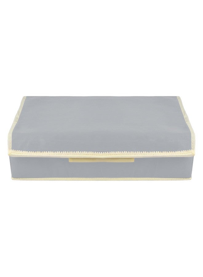 Kuber Industries Kuber Industries Undergarment Organizer | Cloth Organizer | Drawer Organizer | Storage Box for Bra-Panty-Socks-Ties | Drawer Divider for Scarves-Socks | Cream Patti | Gray  - Image 2